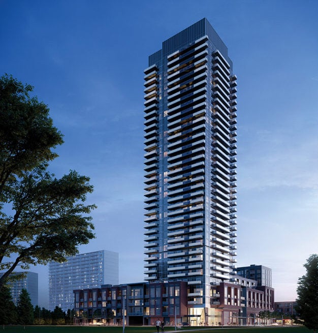 Exterior rendering of Avia 2 Condos