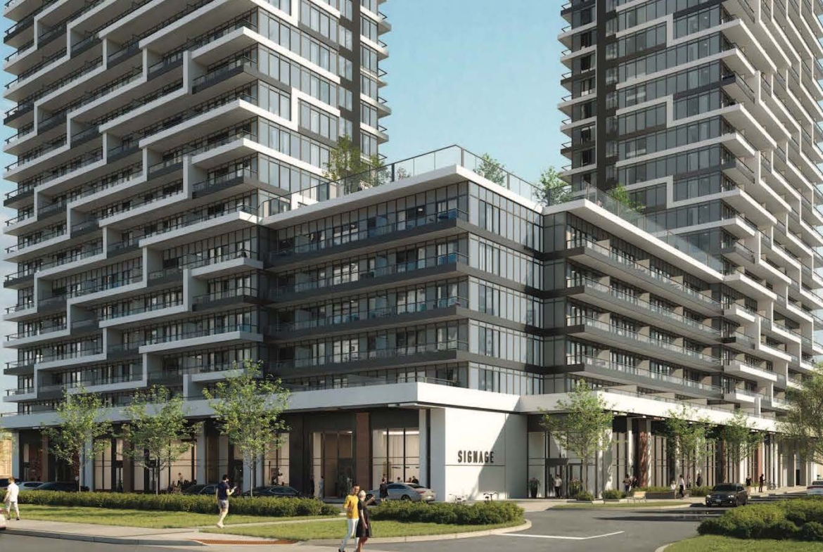 Joy Station Condos building exterior bottom half