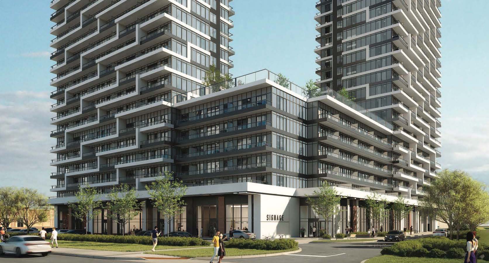 Joy Station Condos building exterior bottom half