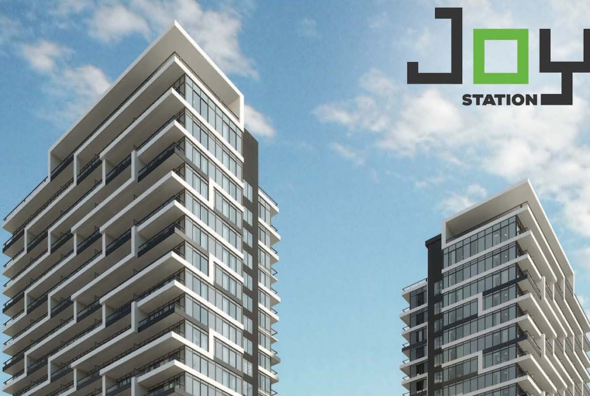 Joy Station Condos building exterior top half