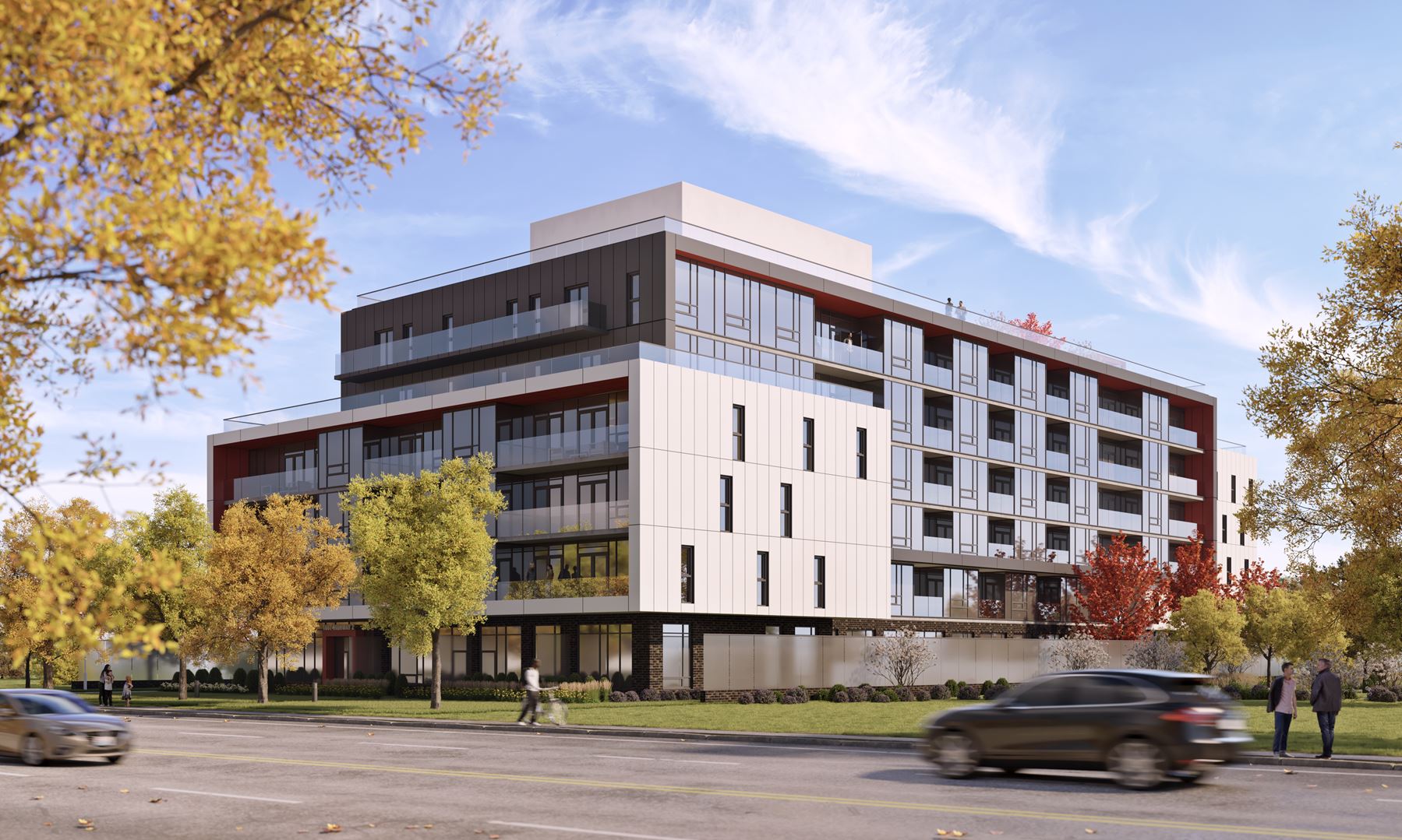 Rendering of Mondria Condos exterior