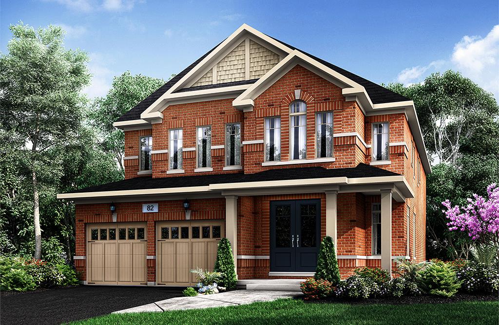 Rendering of Pathways Caledon East estate exterior