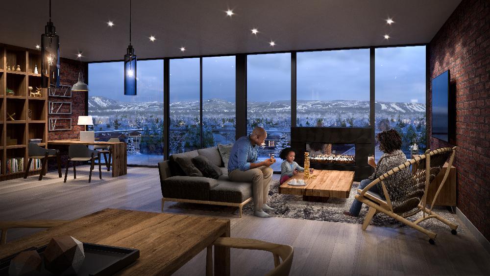 Rendering of The Regent Condos suite interior