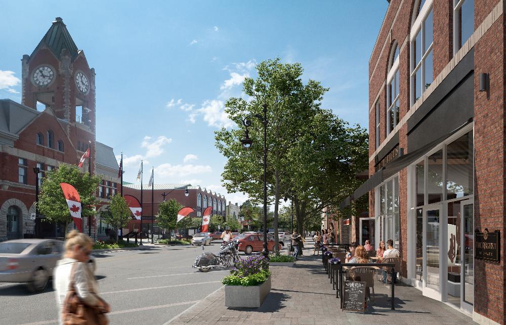 Rendering of The Regent Condos street view