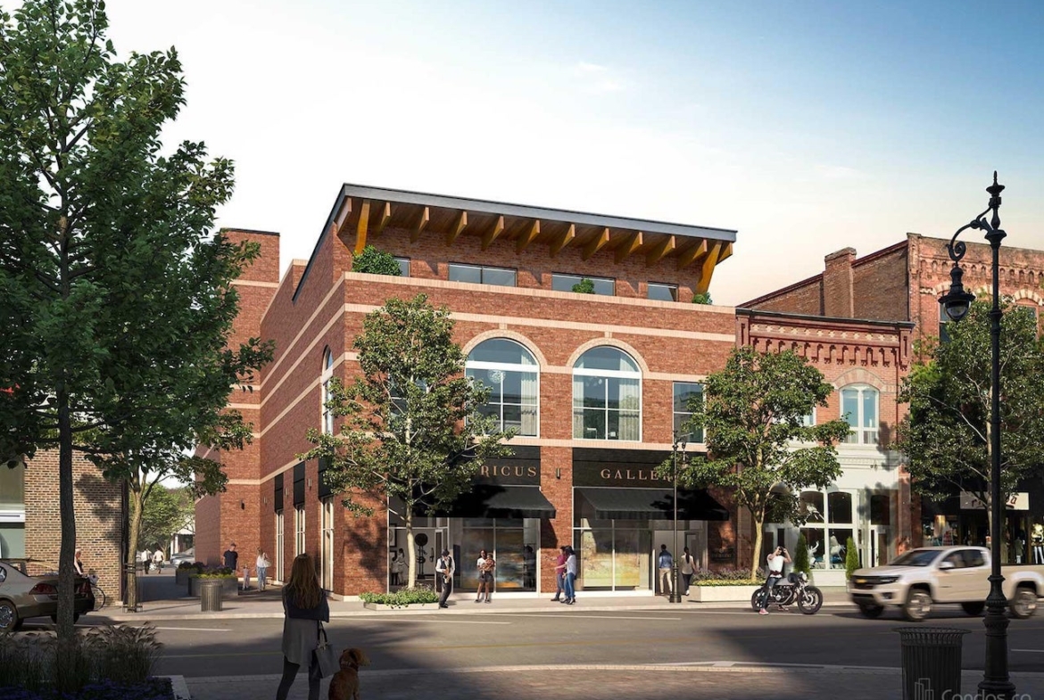 Rendering of The Regent Condos exterior