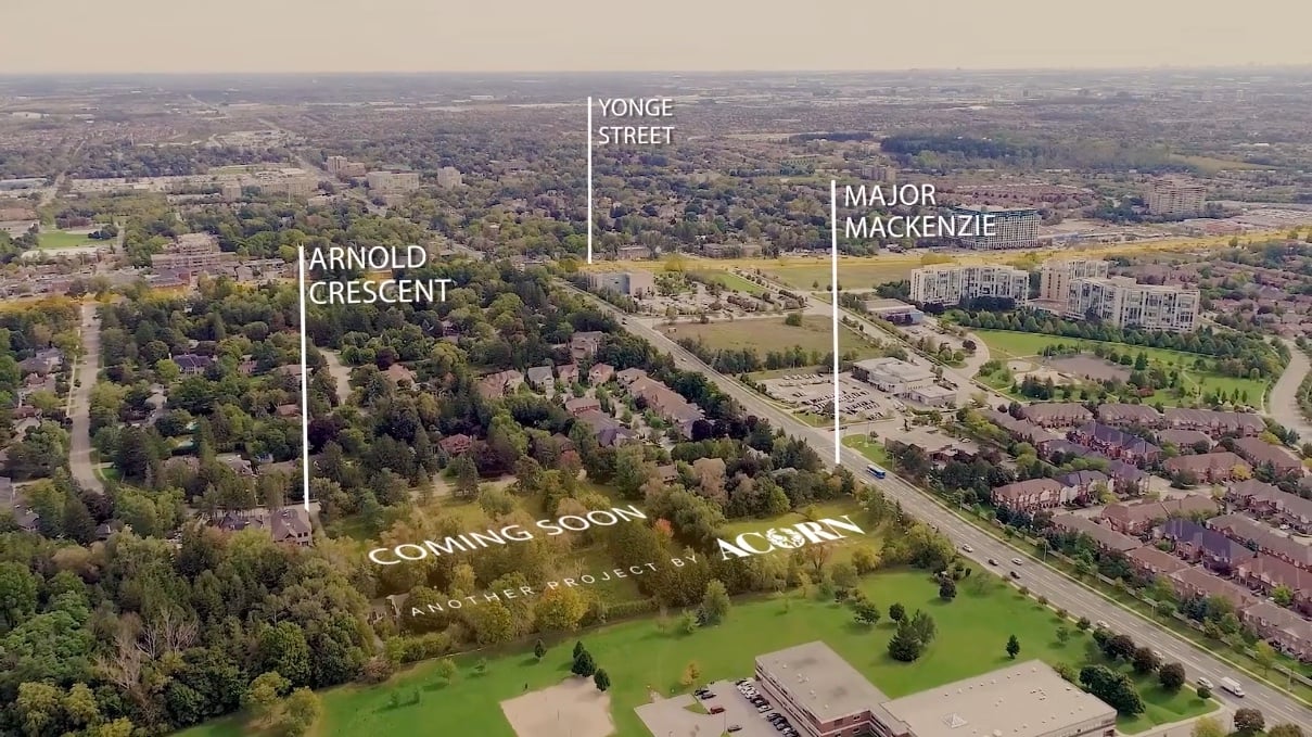 Aerial of Arnold & Major Mackenzie by Acorn Developments neighbourhood