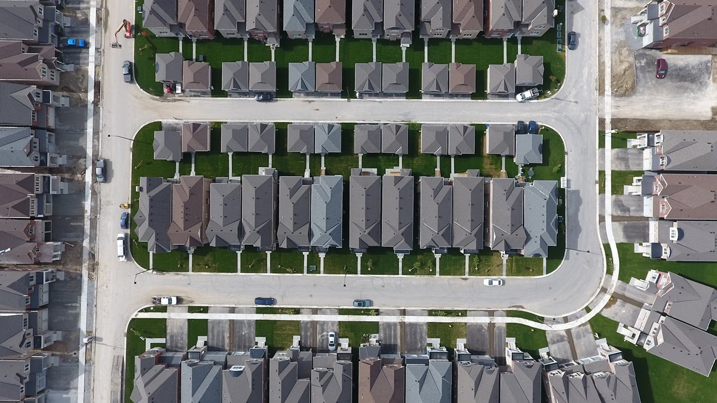 Aerial of Hometown Sharon Village