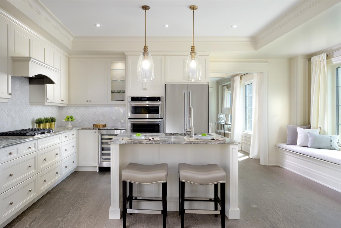 Interior view of Hometown Sharon Village kitchen