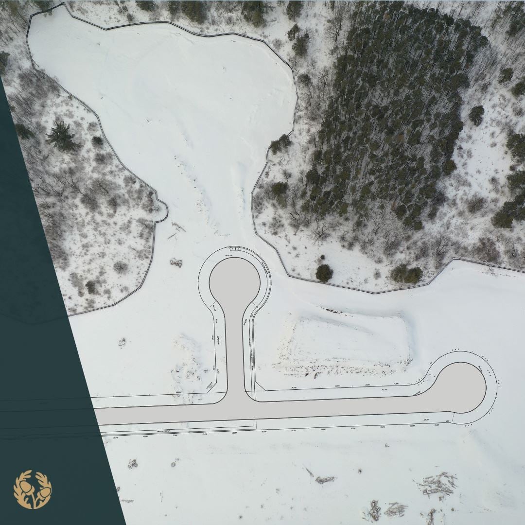King City detached homes aerial map
