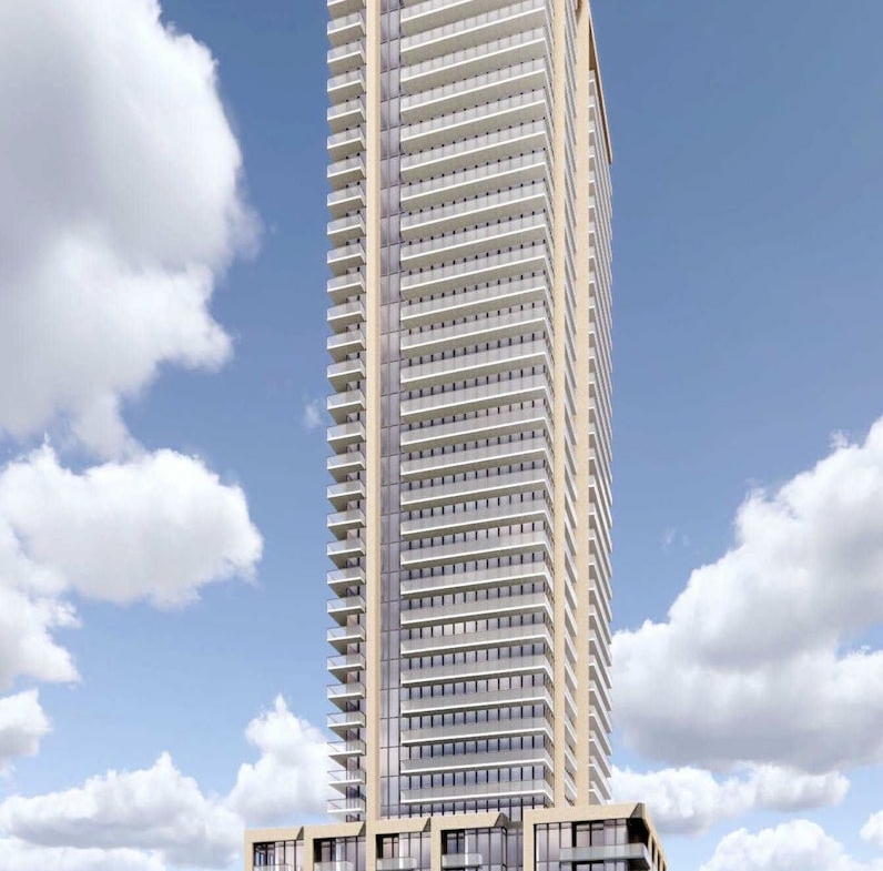 Rendering of 1821 Weston Condos exterior full building