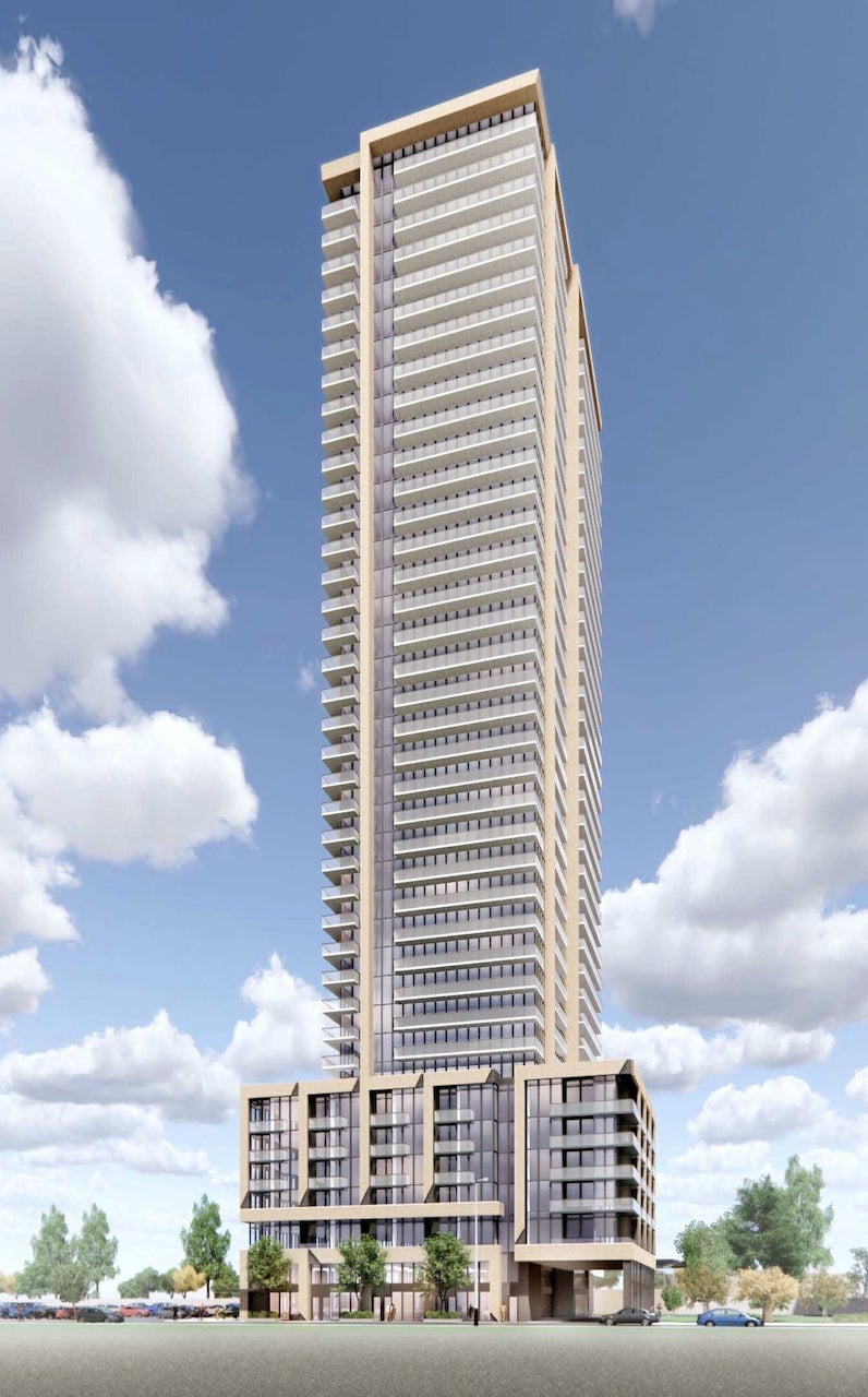 Rendering of 1821 Weston Condos exterior full building