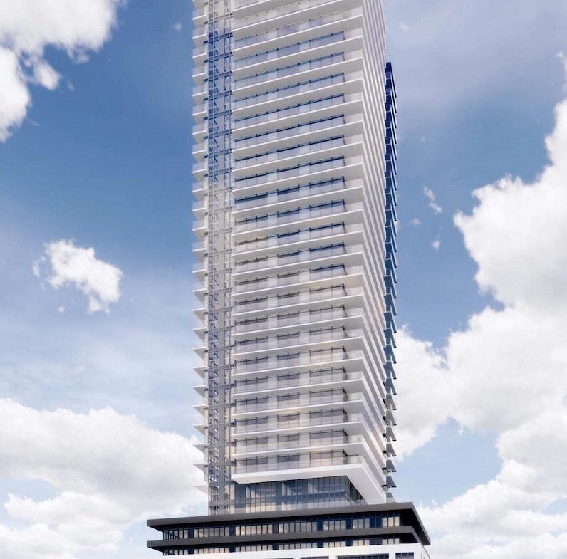 Rendering of 1821 Weston Condos exterior full exterior