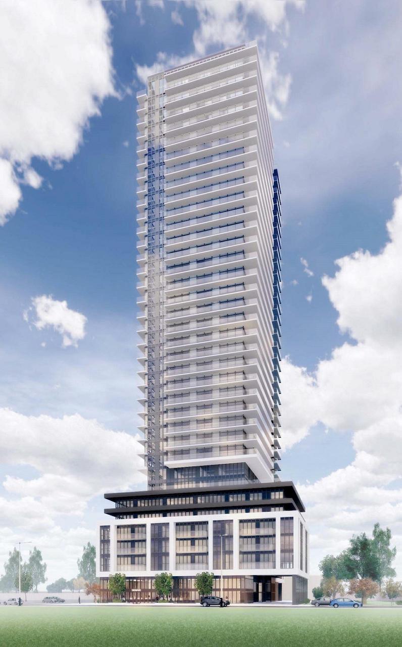 Rendering of 1821 Weston Condos exterior full exterior