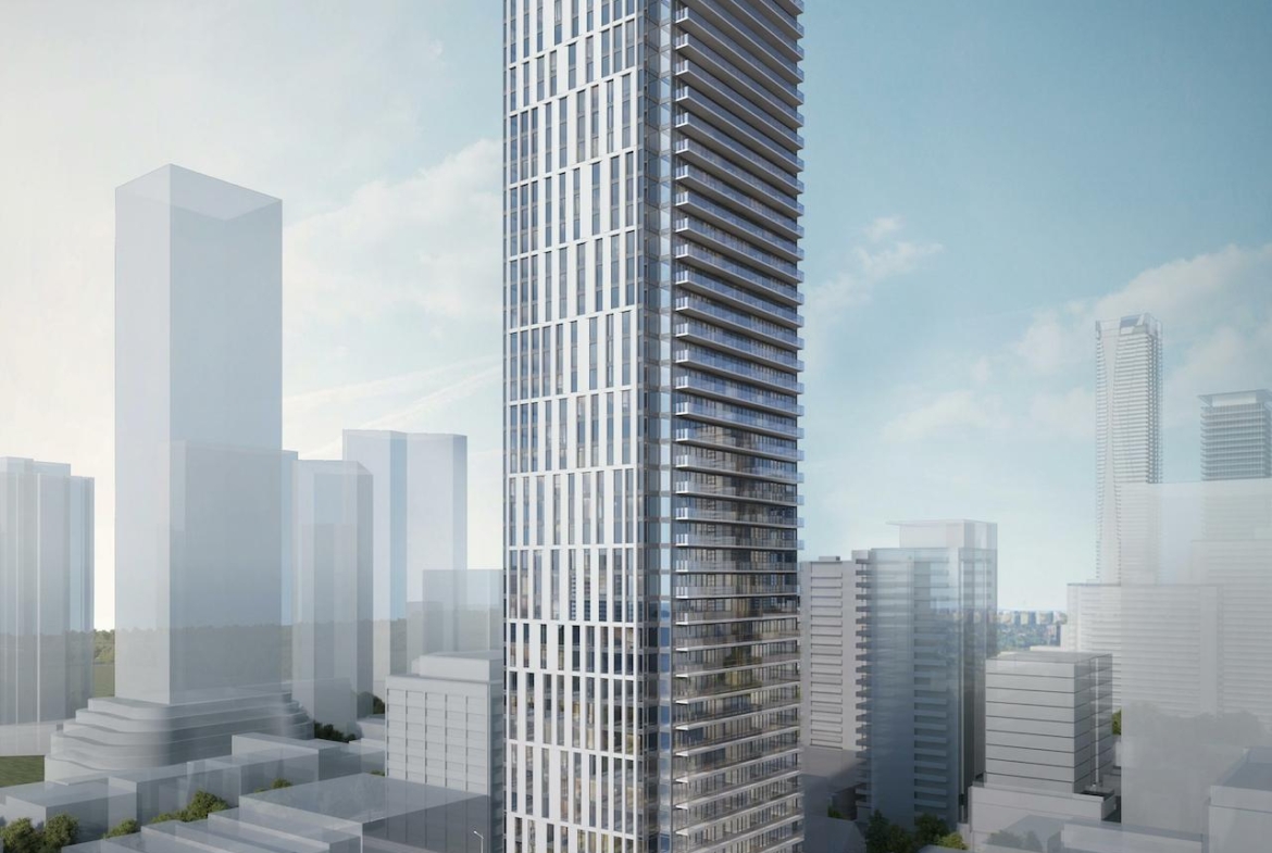 Rendering of 20 Maitland Condos full view exterior