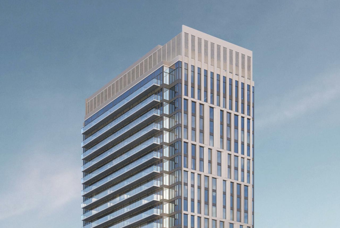 Rendering of 20 Maitland Condos top half exterior