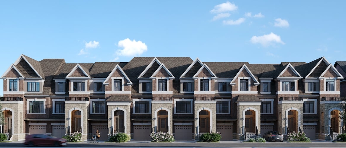 Rendering of Highbury Gardens townhomes
