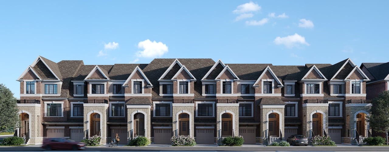 Rendering of Highbury Gardens townhomes