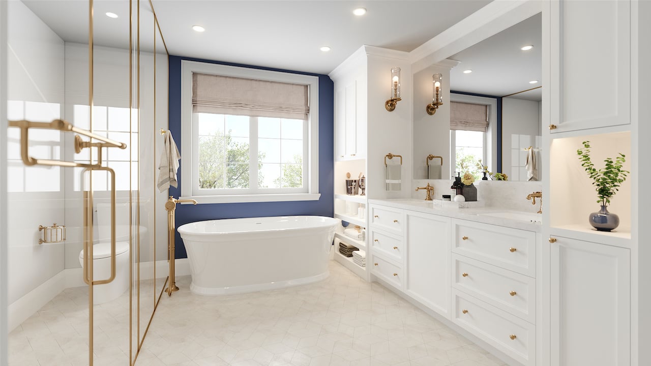 Rendering of Highbury Gardens master ensuite