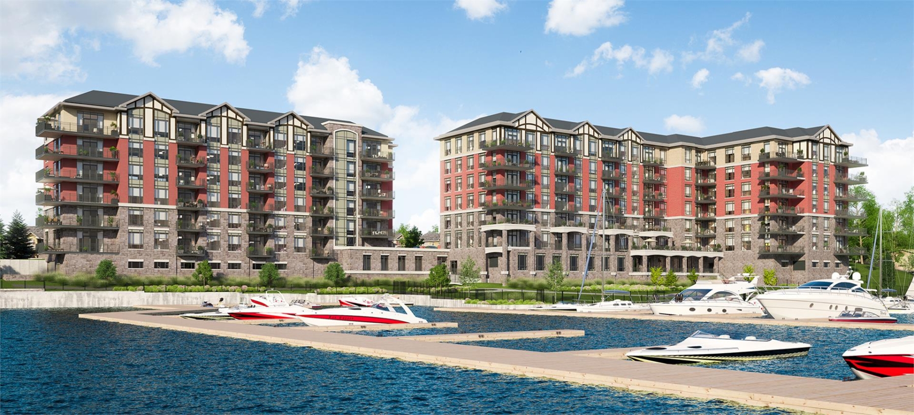 Stone and South Condos exterior view