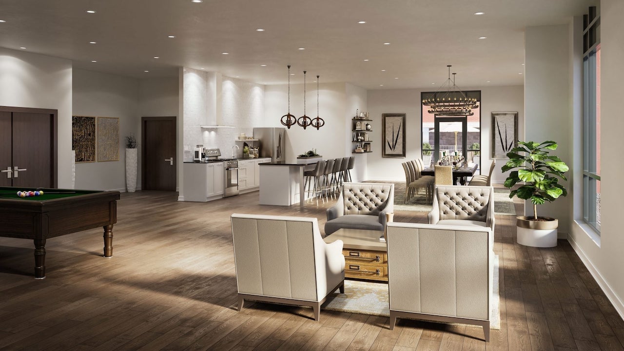 Stone and South Condos party room