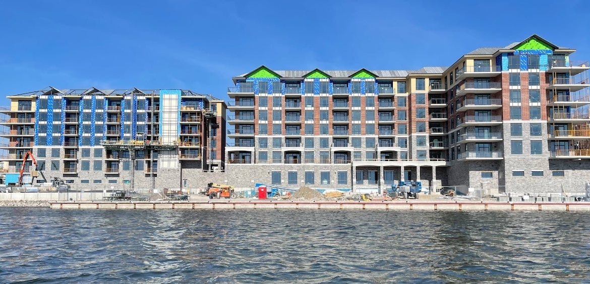 Stone and South Condos under construction