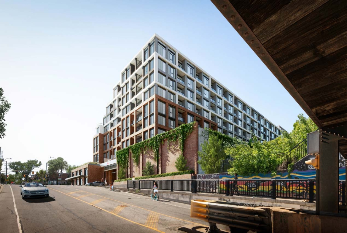 The Dupont Condos exterior streetscape