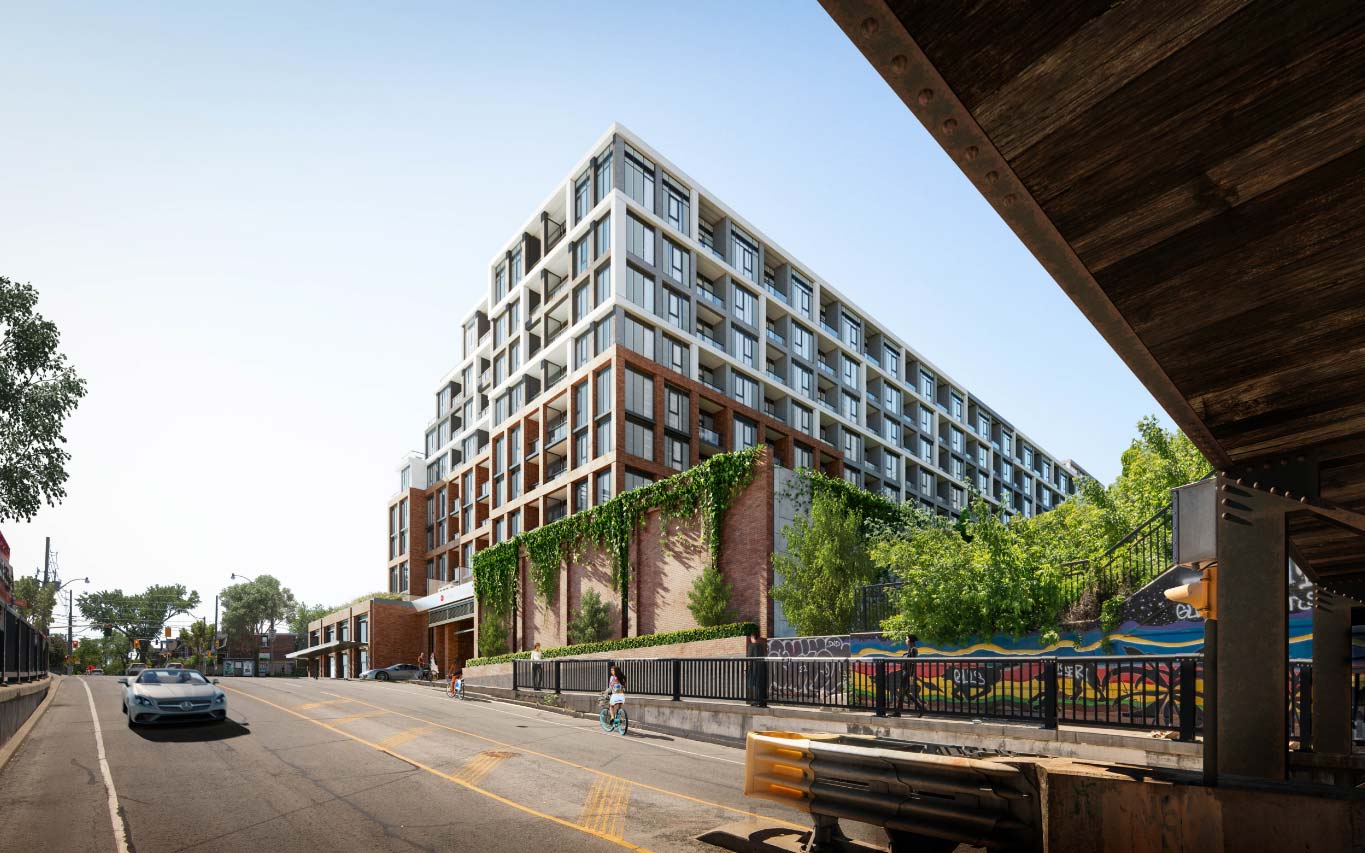 The Dupont Condos exterior streetscape