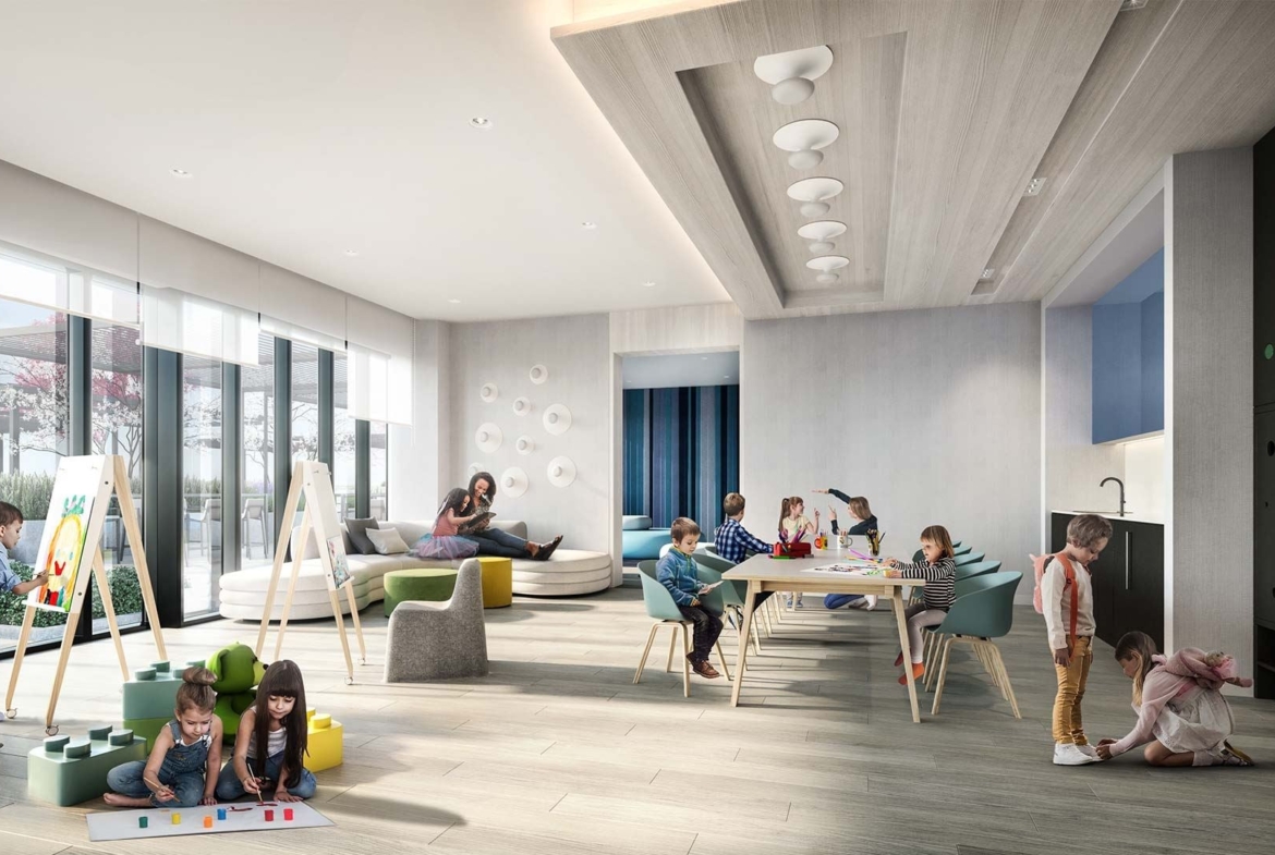 The Dupont Condos kids play area