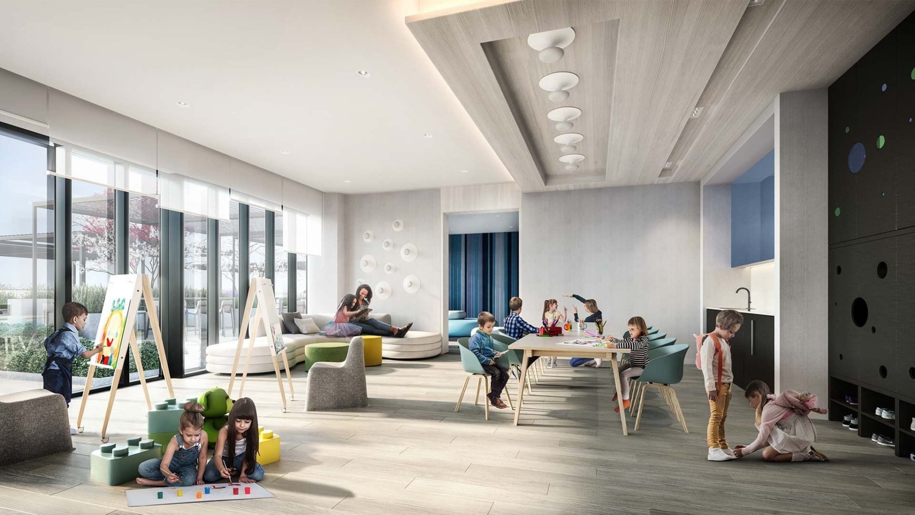 The Dupont Condos kids play area