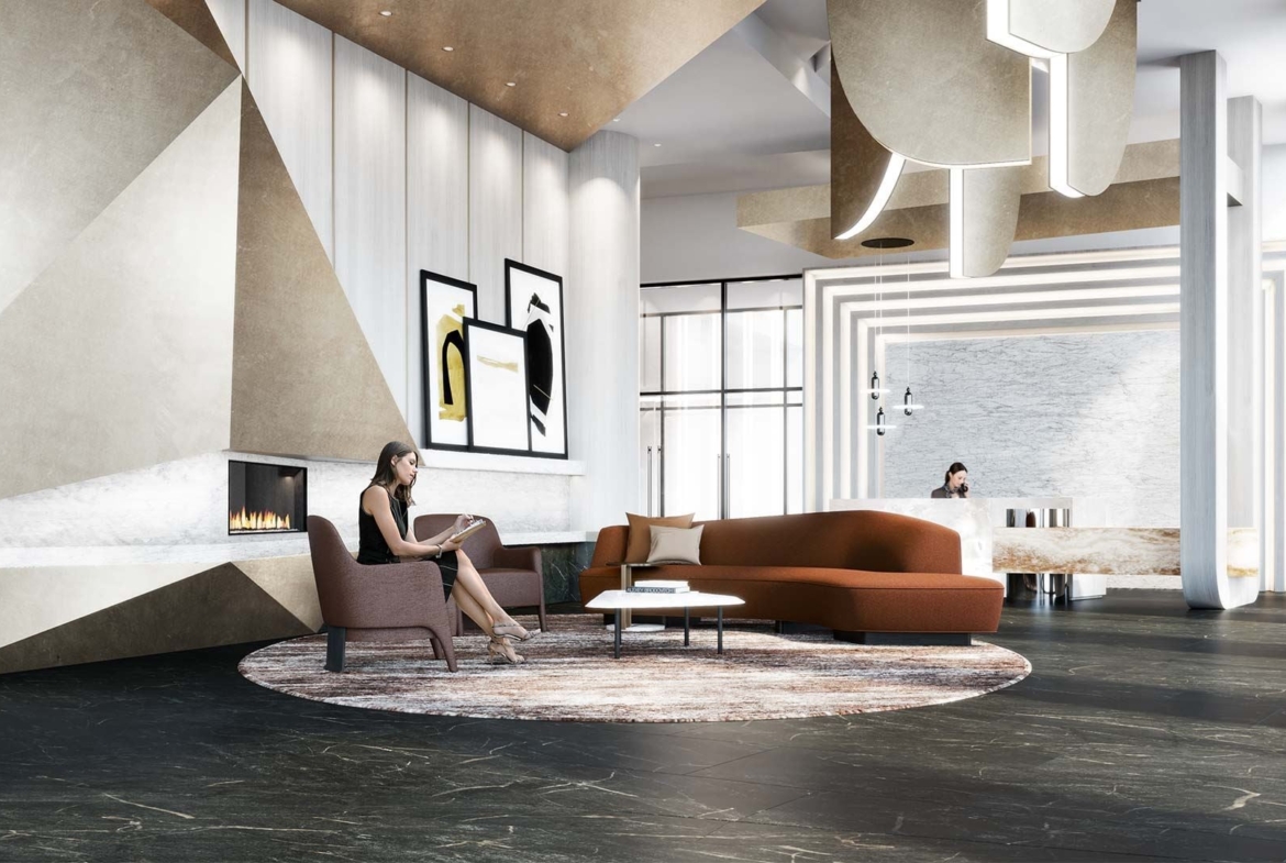 The Dupont Condos lounge