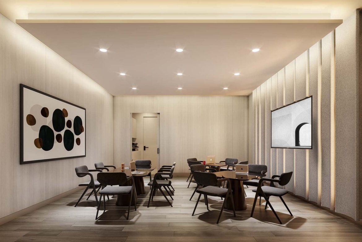 The Dupont Condos multi-purpose room