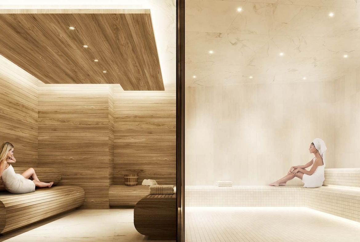 The Dupont Condos sauna