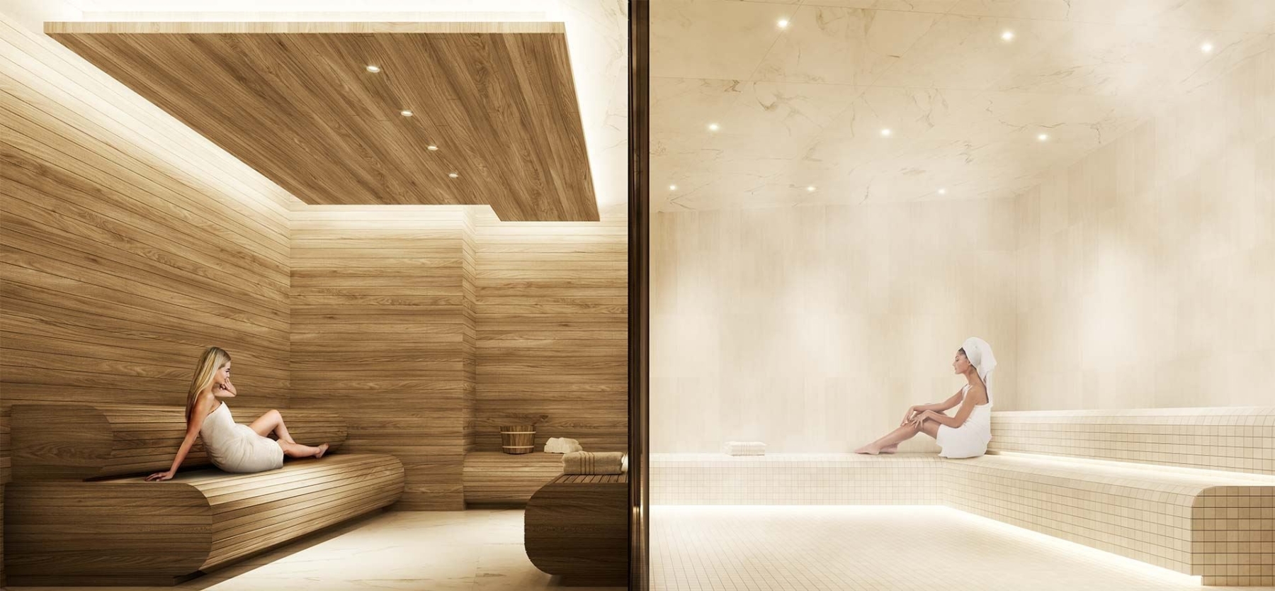 The Dupont Condos sauna