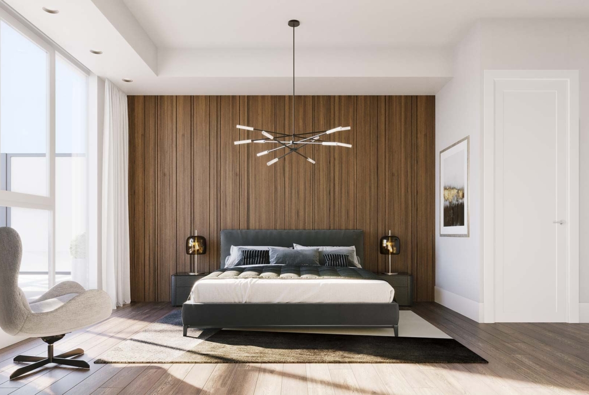 The Dupont Condos suite bedroom