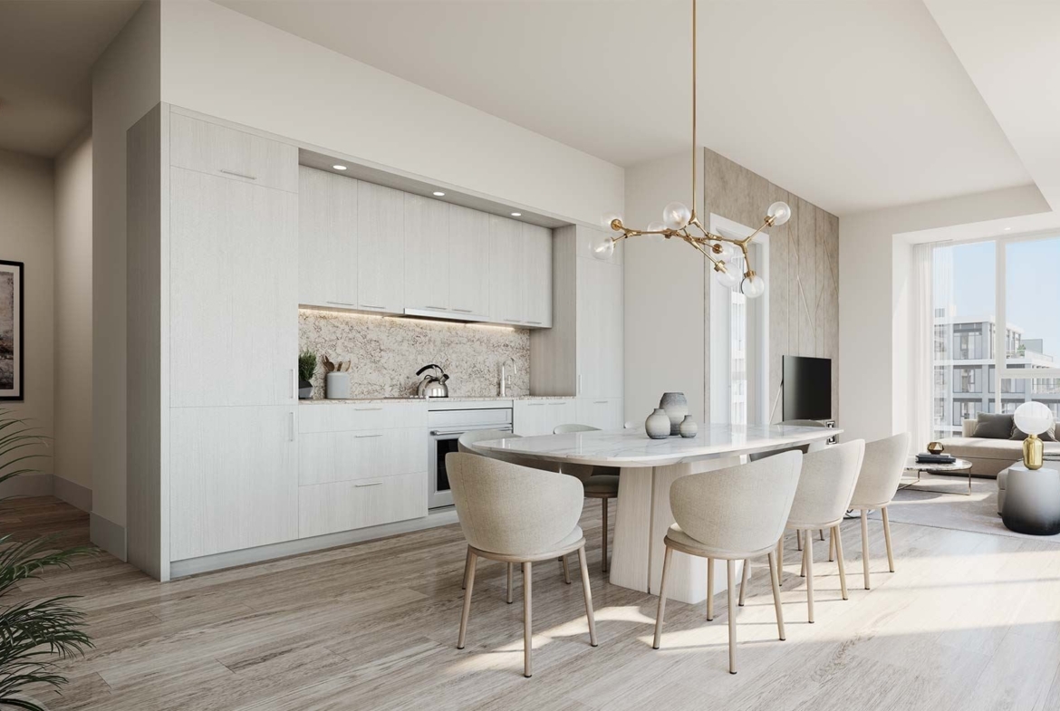 The Dupont Condos suite interior open-concept