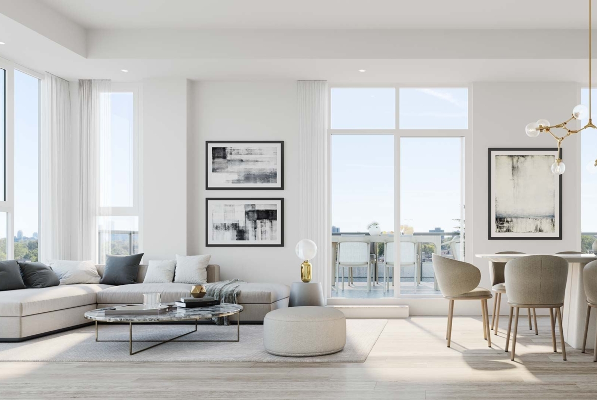 The Dupont Condos suite living room