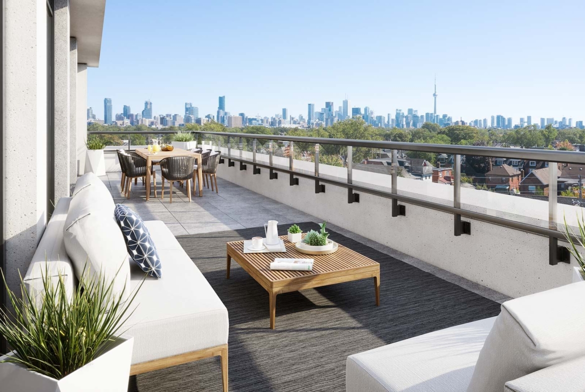 The Dupont Condos suite terrace
