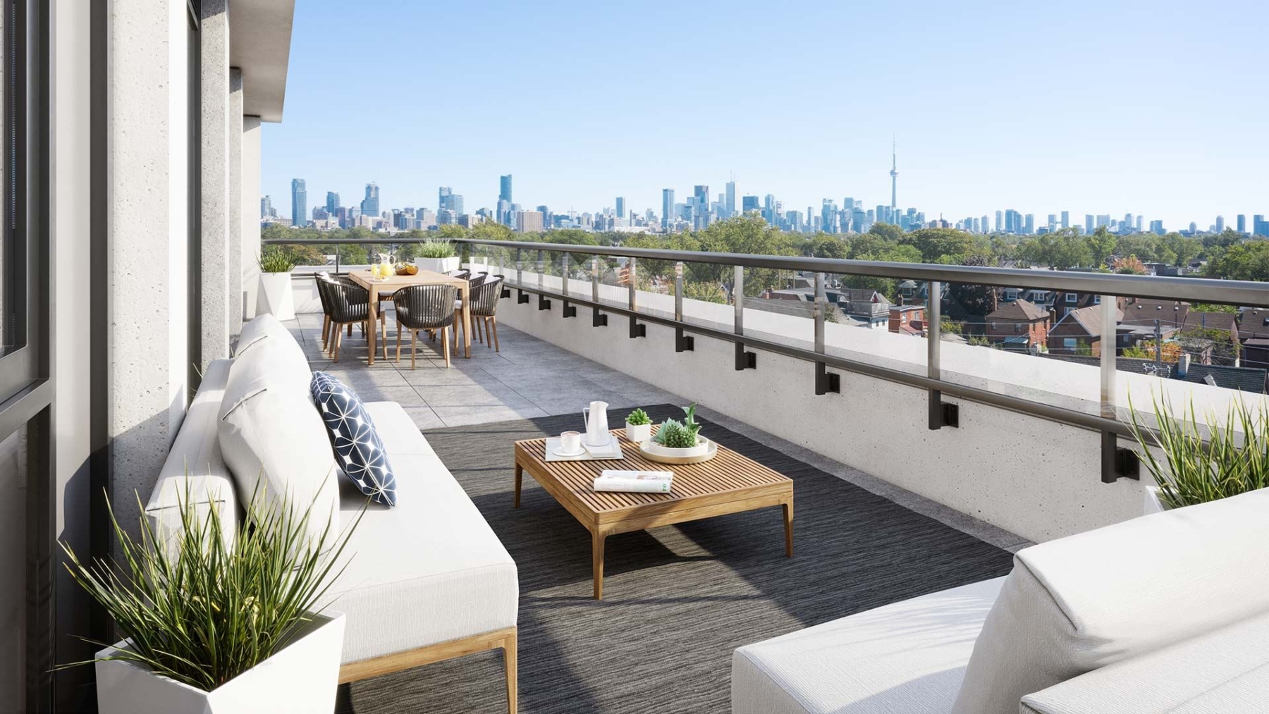 The Dupont Condos suite terrace