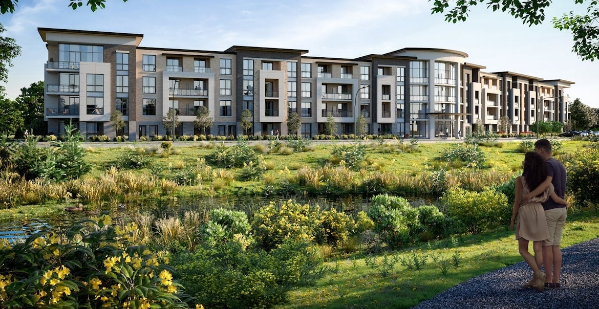 Rendering of Charing Cross Condos exterior