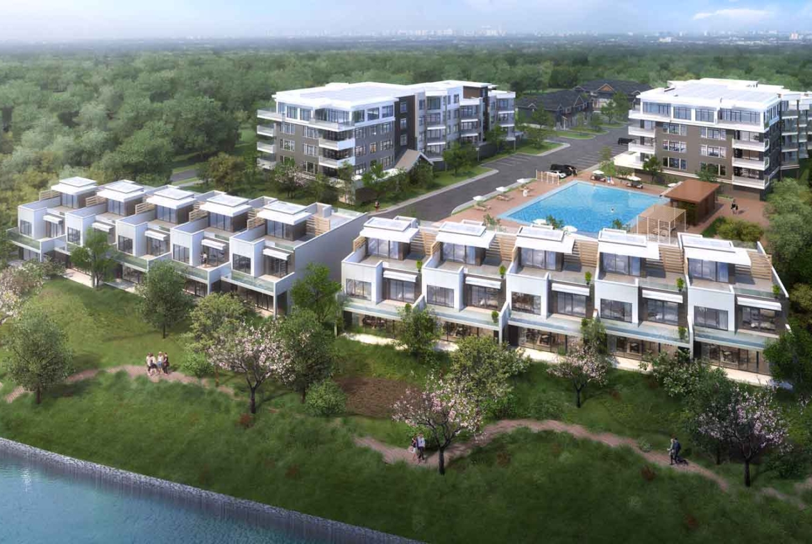 Rendering of Fenelon Lakes Club aerial