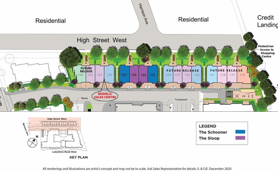The Shores of Port Credit Siteplan