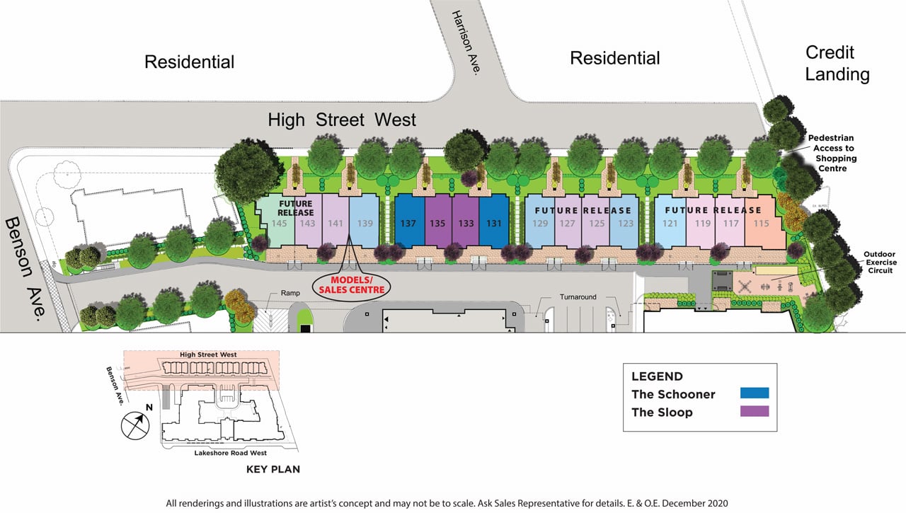 The Shores of Port Credit Siteplan