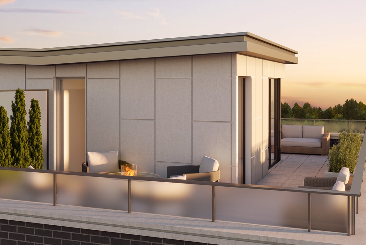 The Shores of Port Credit suite terrace