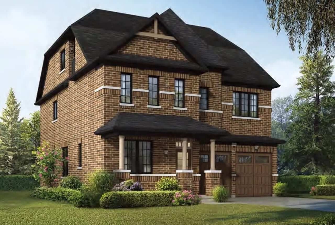 Rendering of Victory Green single home exterior