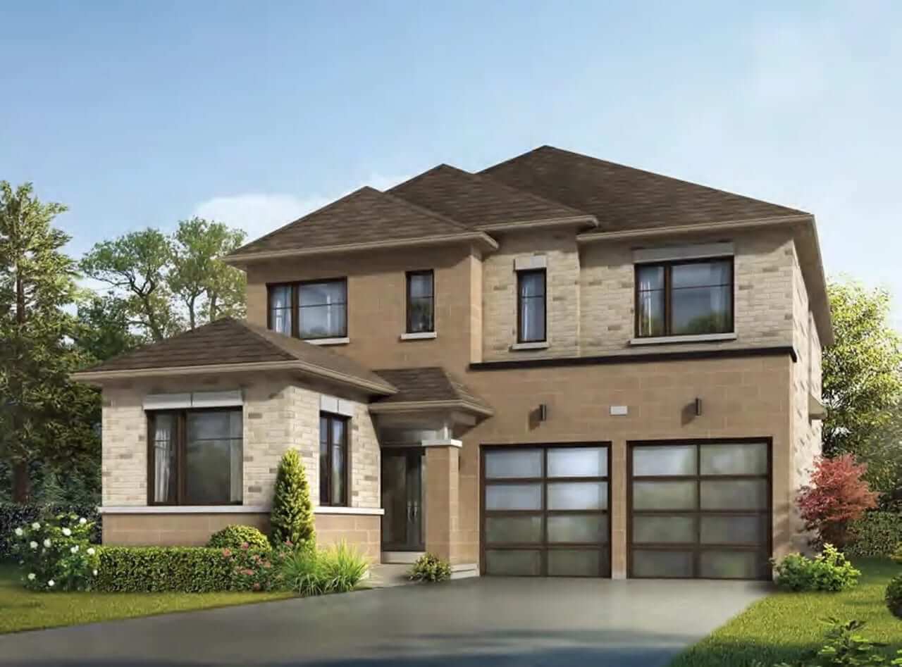 Rendering of Victory Green single family home elevation b
