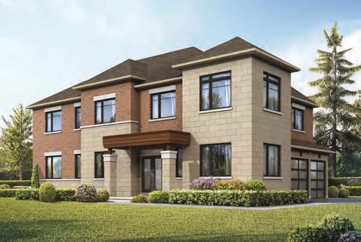 Rendering of Victory Green single family home exterior 5