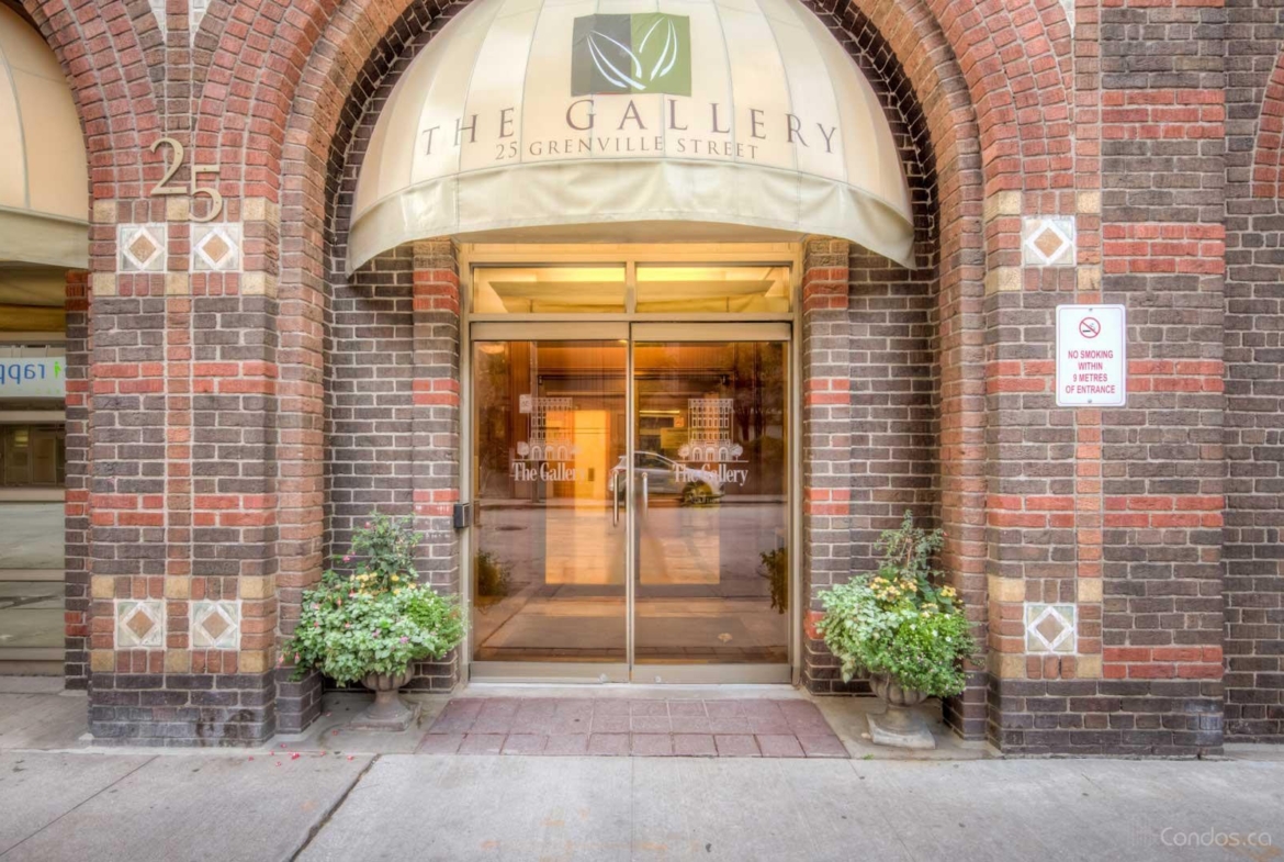 The Gallery 25 Grenville St Toronto exterior entrance
