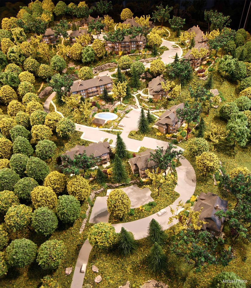Treetops Condos aerial view
