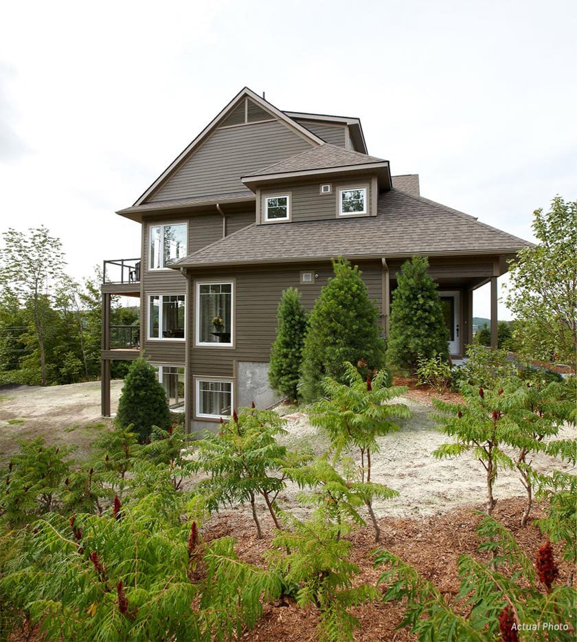 Treetops Condos exterior distance side view