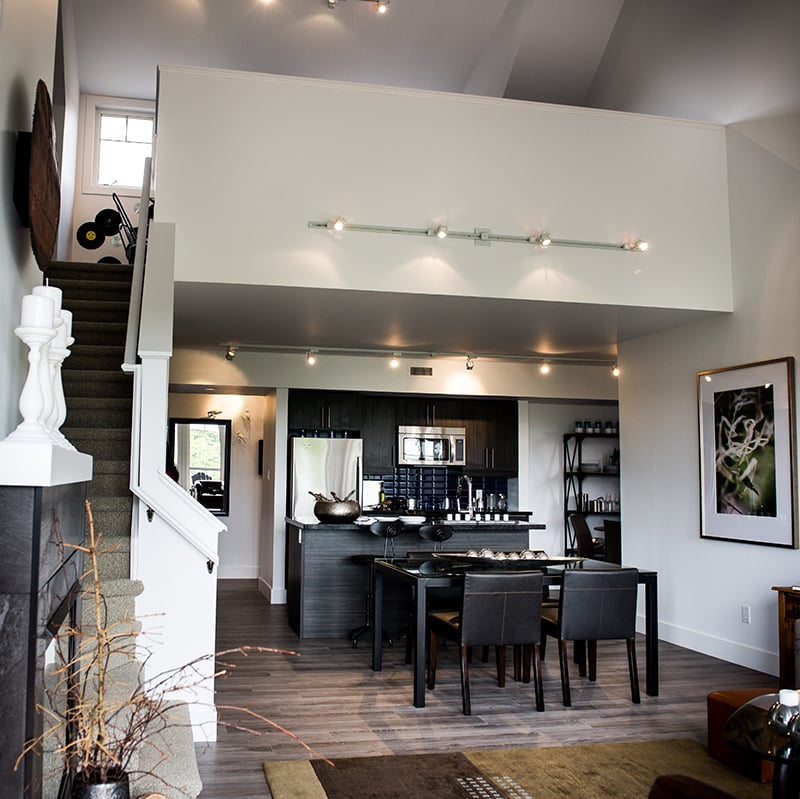 Treetops Condos open concept main area